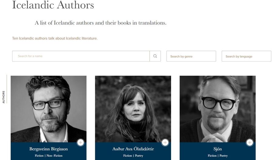 Authors Website Has Been Launched News Midstod Islenskra Bokmennta